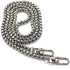 Model Worker Iron Box Chain Strap Handbag Chains Purse Chain Straps Shoulder Cross Body Replacement Straps with Metal Buckles (Silver, 31.5")...