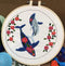 Abillyn Embroidery Starter Kit Dolphin and Whale Stamped with Printed Pattern Cross Stitch Embroidery Kits (Dolphin)......