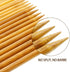 RELIAN Double Pointed , 75 Pcs Bamboo Knitting Needles Set, 15 Sizes from 2.0mm-10.0mm(8 Inches Length)+ 4Pcs Knitting Needles Point Protectors...