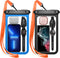 WAVELIFE 2 Pcs Waterproof Phone Pouch 9" Universal IPX8 Waterproof Cell Phone Case Dry Bag with Lanyard for iPhone 15 Pro Max/14/13/12/11/SE,Galax...