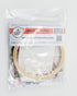 DUTCH STITCH BROTHERS - Rose Counted Cross Stitch 4" Hoop and pattern included - Cross stitching kits for adults advanced and beginners...