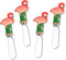 Supreme Housewares Flamingo Cheese Spreaders, Hand-Painted Resin Handles with Stainless Steel Blades for Spreading Cream Cheese, Butter, Jam, or s...