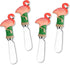 Supreme Housewares Flamingo Cheese Spreaders, Hand-Painted Resin Handles with Stainless Steel Blades for Spreading Cream Cheese, Butter, Jam, or s...