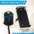 Phone Stand for Desk, Gooseneck Cell Phone Holder Flexible Lazy Long Arm Phone Mount Universal 360 Degree Adjustable Phone Clamp Clip for Table, B...