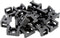 iexcell 100 Pcs Black 9 mm Cable Tie Base Saddle Type Mount Wire Holder...