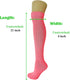 AWS/American Made 2 Pairs Cotton Slouch Socks Scrunch Knee High Socks Shoe Size 5-10...