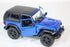 KiNSMART 2018 Jeep Wrangler Rudicon Hard Top Blue 5" 1:34 Scale Die Cast Metal Model Toy w/ Pullback Action...