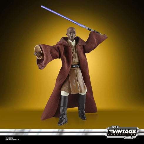 STAR WARS The Vintage Collection Mace Windu Toy VC35, 3.75-Inch-Scale Attack of The Clones Action Figure, Toy Kids Ages 4 and Up...
