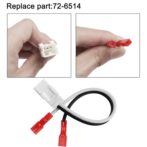 MEIRIYFA 72-6514 Speaker Wiring Harness Connector,72-6514 - Door Speaker Replacement Speaker Wire Harness for Jeep Dodge Chrysler Models Front Rea...