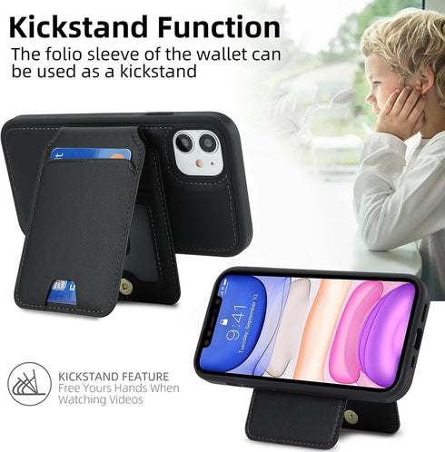 ?????? for iPhone 11 Case with Card Holder iPhone 11 Case magsafe Compatible for Women iPhone 11 Phone case Wallet magsafe Compatible Detachable M...