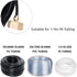 Garden Hose Adapter 2Pcs, Brass Standard 1/4 Inch to 3/4 Inch GHT Garden Hose Female Pipe Fittings, Garden Water Hose Thread Irrigation Tube Conne...