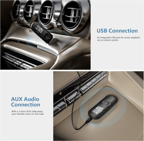 Mp3 Player, USB Mp3 Player with FM Radio, idoooz U2 8GB Music Player Expandable UP to 32 GB, USB Stick Mp3 Player for Running, Recording, Gym, Jog...