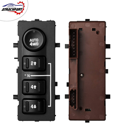 4x4 Switch 4WD Wheel Drive Switch for | 2003-2007 Chevy Silverado Suburban Avalanche Tahoe, GMC Sierra Yukon, Cadillac Escalade | Replaces OE# 192...