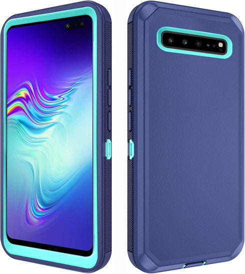 Asuwish Phone Case for Samsung Galaxy S10 5G Cell Cover Hybrid Rugged Shockproof Hard Protective Drop Proof Full Body Slim Heavy Duty Mobile Acces...