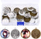 Swpeet 40Pcs & 20Pcs Round Tree Bezel Pendant Trays Kit with 20Pcs Glass Cabochon Clear Dome for Photo Pendant Craft Jewelry Making...