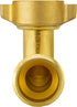 RecPro RV 90 Degree Hose Elbow with Mesh Strainer | Solid Brass Garden Hose Elbow Adapter for RV Water Hose | City Water Inlet Elbow Fitting | Pre...