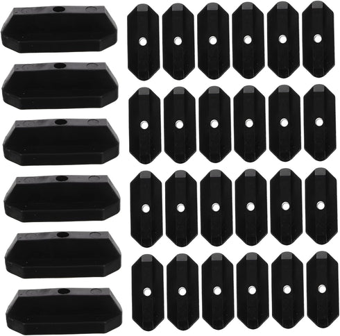 100pcs Deck Fastening Clip Decking Narrow Gap Deck Fasteners Plastic t Clips Hidden Deck Fasteners Deck Spacers Plastic Deck Clips Metal Clips and...