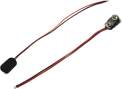 10 Pcs I TYPE 9 Volt Battery Clip And 10 Pcs T Type 9 Volt Battery Connector With Wires Leads...