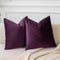 JUSPURBET Decorative Pillow Covers Set of 2 Velvet 26x26 Throw Pillow Covers for Couch Sofa Bed Soft Cushion Covers Cases with Hidden Zipper for L...