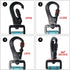 Short Dog Leash-12 Inch Traffic dog leash,Training Leash with Retroreflective Stripes and Carabiner Clip,Suitable for controlling and training med...