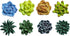 Plant Pattern 3D Resin Succulent Fridge Refrigerator Magnets, White Board Magnets for Home Refrigerator Office Display Board, Set of 8...