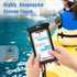 JOTO 6 Pack Universal Waterproof Phone Holder Pouch, IPX8 Underwater Case Cell Phone Dry Bag for iPhone 14 13 12 11 Pro Max Plus XS XR X 8 7, Gala...