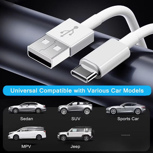 Car Carplay Cable Adapter for iPhone 15, 3.3FT USB A to USB C Car Charging Cable for Apple, Carplay Cable Compatible with iPhone 15 Pro Max Plus, ...