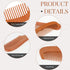 2 PCS Hair Comb, Handmade Wooden Comb, Natural Sandalwood Wide Tooth Comb, Small Fine Tooth Wood Comb for Women for Detangling Styling Wet or Dry ...