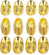 20pcs Iron Ingot Home décor Chinese Wealth ingots i Ching feng Shui Citrine Yuan bao Statue Lucky Money Desktop Ornament House Ornaments Mini Zinc...