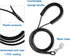 6 FT Chew Proof Metal Dog Leash with Coated Steel Cable and Padded Handle Unchewable Wire Dog Leash for Small Medium Dogs...
