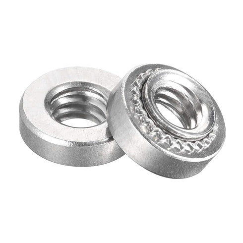 uxcell Self -Clinching Nuts,#8-32 x 0.14-Inch Stainless Steel Rivet Nut Round Head Steel Metal Sheet Mounting Hardware Fastener 100pcs...