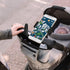 2 Pcs Stroller Phone Holder Portable Cell Phone Holder Stand Universal Stroller Accessories for Parent Baby Toddler Phone Clamp with Non Slip Sili...