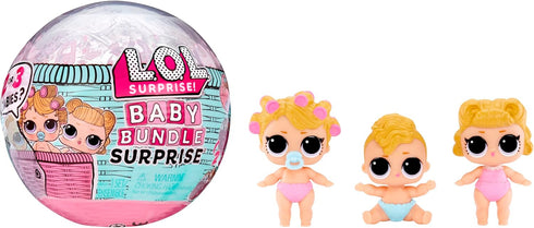 LOL Surprise Baby Bundle Surprise with Collectible Dolls, Baby Theme, Twins, Triplets, Pets, Water Reveal, 2 or 3 Dolls Included- Great Gift for G...