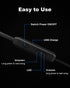 NANAMI Bluetooth Headphones Wireless Earbuds - Sports Magnetic Neckband Wireless Headsets, HiFi Stereo Deep Bass Updated Bluetooth 5.3 Earphones I...