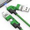 4 in 1 USB C to C Fast Charging Cable,Silicone USB C to Lightning Cable 100W Dual Type C Cable Combo Lightning/Type C/USB A Ports for iPhone 15/15...