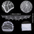 AerWo Halloween Decorations Indoor Fireplace Mantel Scarf, White Lace Spiderweb Fireplace Cover for Halloween Mantle Decor Festive Party Supplies,...