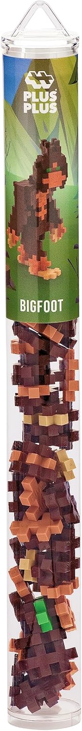 PLUS PLUS - Bigfoot - 70 Piece, Construction Building Stem/Steam Toy, Interlocking Mini Puzzle Blocks for Kids, Mini Maker Tube...
