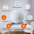PIR Motion Sensor, Requires Gantch HUB?Smart Gateway?, Tuya Powered Zigbee Connection,.Compatible with Apple HomeKit, Alexa, 360° Detection Securi...