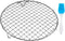 Round Cooling Rack Stainless Steel Cross Wire Barbecue Grill Net Racks with 3 Legs for Cooking Baking Steaming (13 inches)...