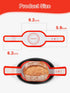SMARTAKE 1-Pack Silicone Bread Sling for Dutch Oven, Reusable Sourdough Baking Mat with Long Handle, Non-Stick Easy Silicone Bread Sling Mat for T...
