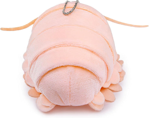 ZHONGXIN MADE Isopod Stuffed Animal Hanging Chain Toy - Realistic Pink Isopod Plush Beetle Bead Chain Hanging, Cute lice Crustaceans Plushie Toys ...