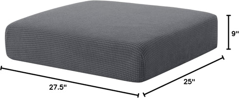 Hokway Couch Cushion Covers Stretch Cushion Covers Sofa Seat Cushion Slipcover Cushion Protector(LightGrey, Small)...