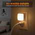 LED Night Lights Plug into Wall, Nightlights With Light Sensor Dusk to Dawn, 0.3W Square Plug in Night Light for Kids, 3000K Warm White Night Ligh...