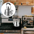 Luxshiny 1pc Chirping Kettle Hiking Tea Kettle Whistling Tea Kettle Loose Leaf Tea Kettle Stoveto Gas Stove Top Teapot Stove Teapot Stainless Stee...
