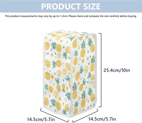 Pineapple Can Opener Cover Reuseable Electric Can Opener Cover Multi-functional Can Protector Dust Cover Fits Most Electric Automatic Can Openers...