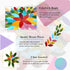 LITMIND 120 Pieces Mosaic Tiles, Precut Stained Glass Petal Leaves for Crafts, Mosaic Making Supplies Ceramic Tiles - Include 2Pcs Diamond Needle ...