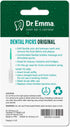 Original Dental Picks Mint Soft Rubberized Tooth Picks Easy to Use Brush Picks 100Ct/Pack, 1 Pack(100Ct)...