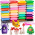 Air Dry Clay kit, 36 Colors Modeling Clay Ultra Light Magic Clay with Tools, Safe and Non-Toxic Modeling Clay, Ideal Gift for Kids (36 Colors+ Too...