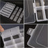 2Pack 36 Grids Plastic Organizer Box with Dividers, Craft Organizers and Storage Box for Craft Tackle Bead Thread Fishing Screws Nails Rock Washi ...