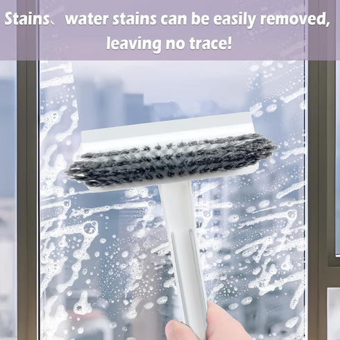 Multi-Function Rotating Crevice Cleaning Brush, Hard Bristle Crevice Cleaning Brush,Glass Cleaning Brush No Dead Household Corners Crevice Cleanin...